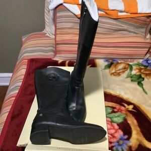 Franco Sarto Black Over the Knee Boots